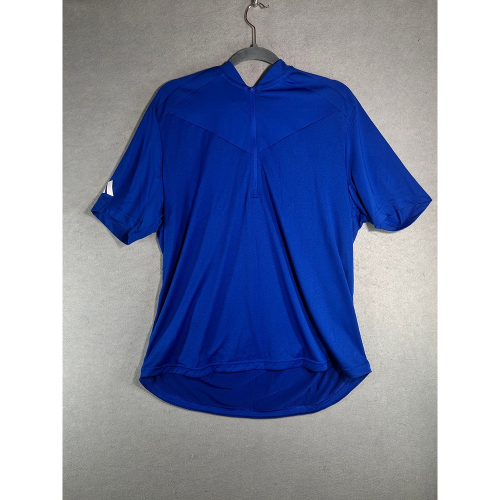 Adidas Mens Royal Blue Quarter Zip Cycling Jersey XL HS1300 AZB010